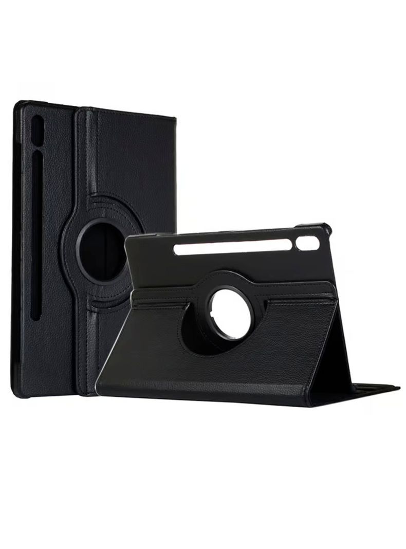 Carcasa Giratoria Para Samsung S9 Fe De 10.9 Pulgadas Negro-0