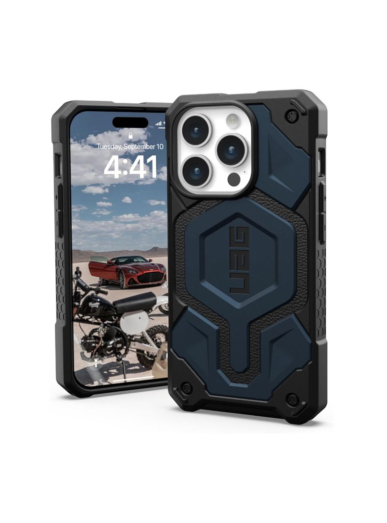 Carcasa Para iPhone 15 UAG Monarch Pro Azul-1