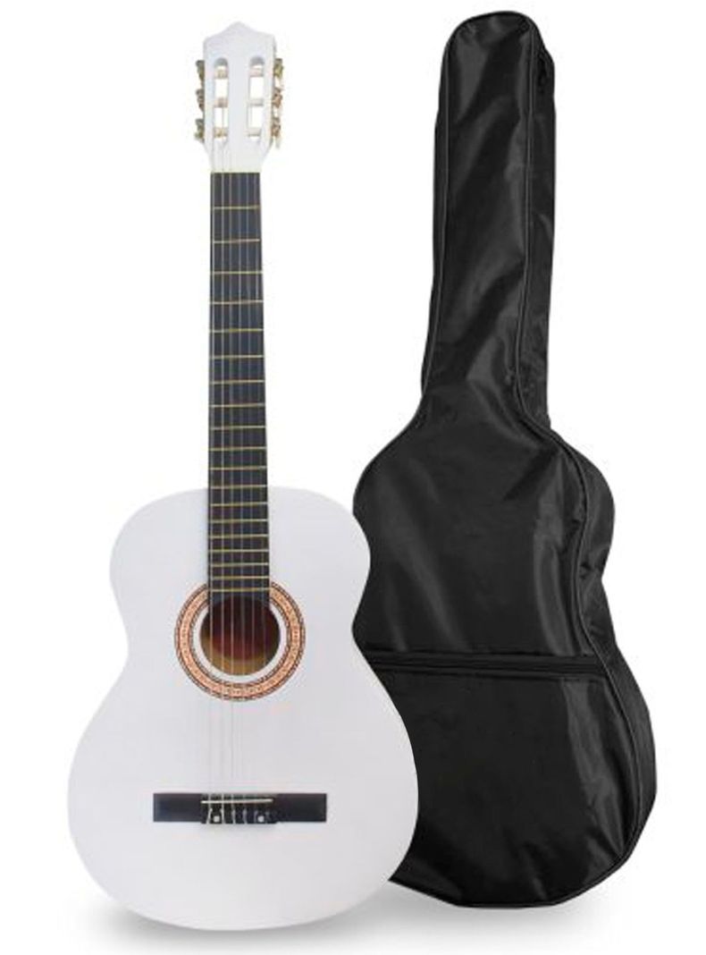 Guitarra Clasica Mediana 36 Pulgada Madera Con Funda Hendrix-3