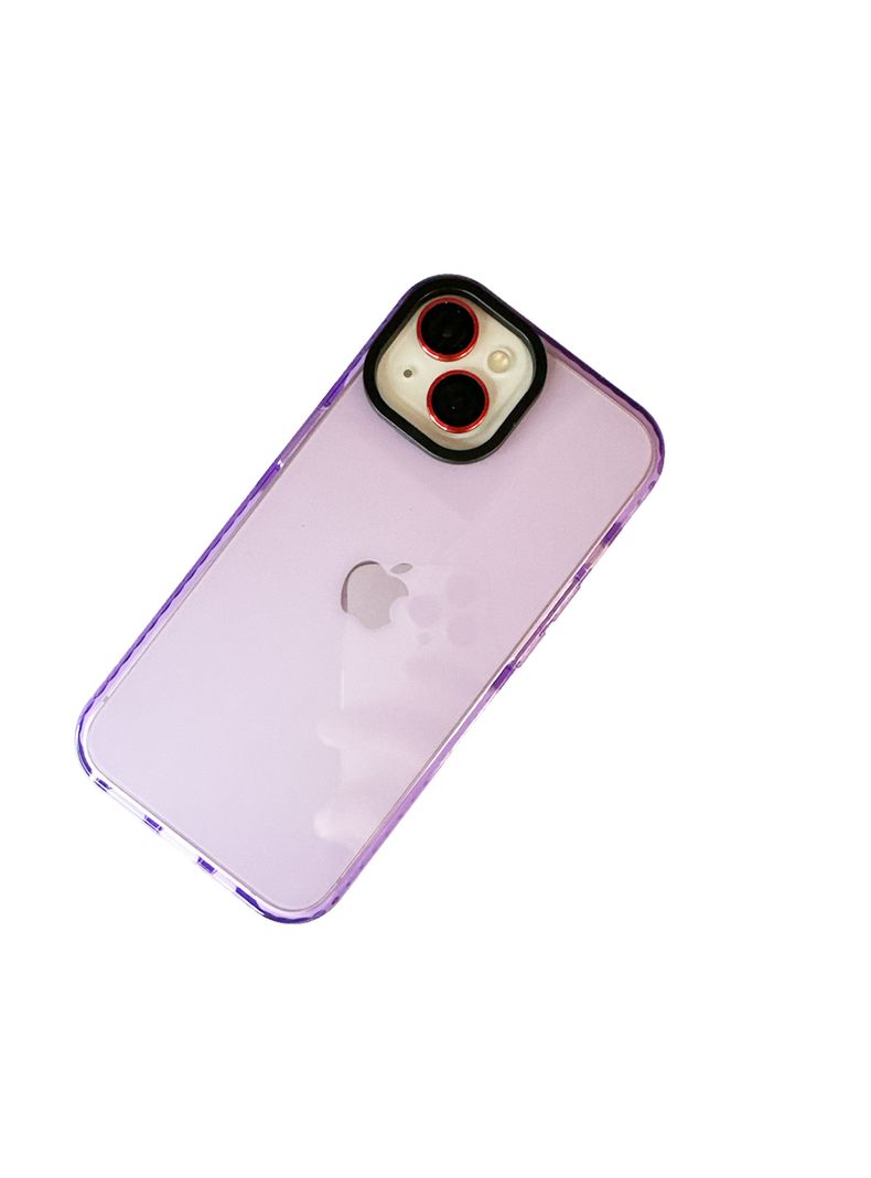 Carcasa Para iPhone 15 Fluor Lila-1