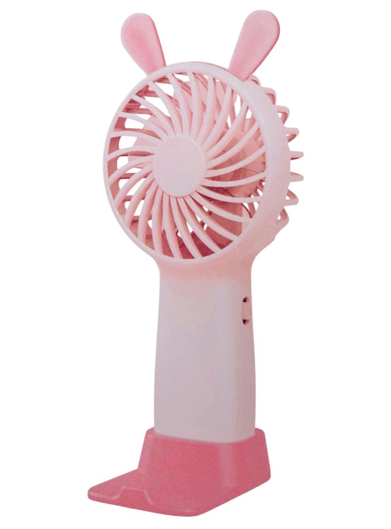 Mini Ventilador Portatil Recargable Tecnolab TL672 Rosado-0