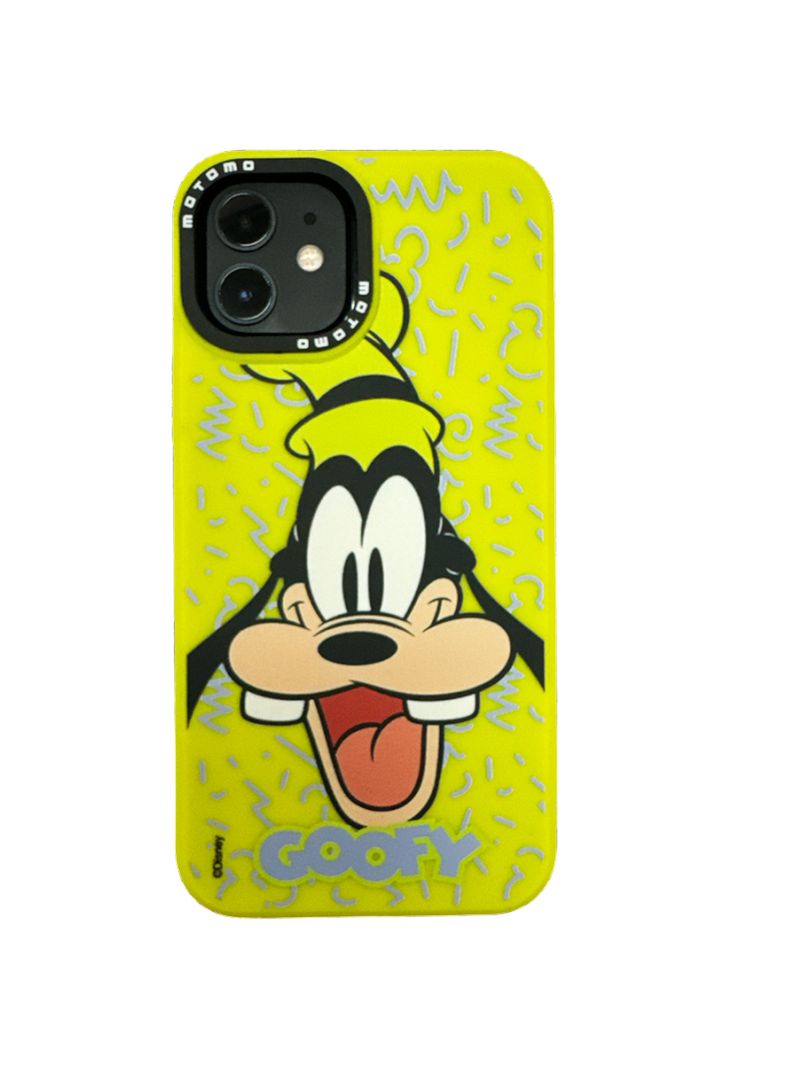 Carcasa Para iPhone 13 14 Goofy Disney Verde-0