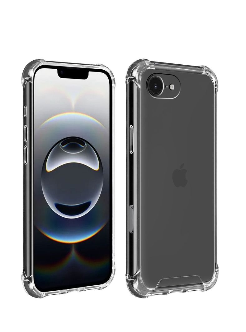 Carcasa Antigolpes Transparente Para iPhone 16e-0
