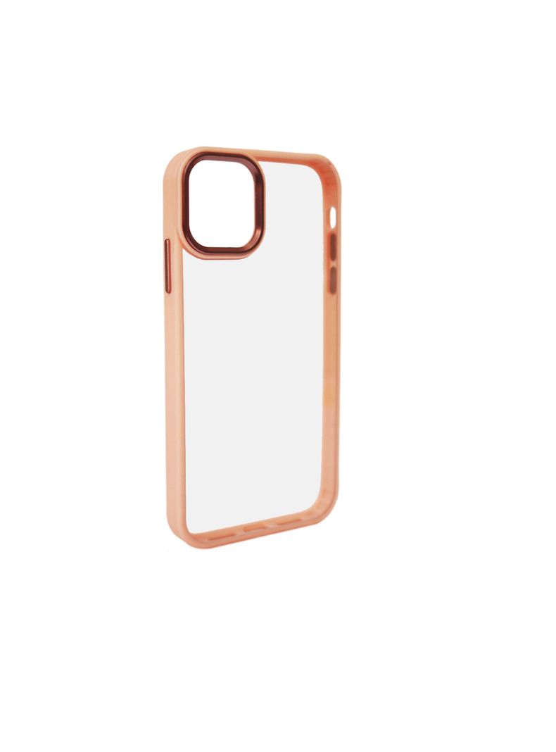 Carcasa Anti-Shock Para iPhone 13 Pro Max Borde Rosada-0