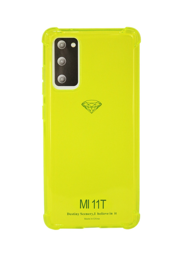 Carcasa Anti-shock Para Xiaomi Mi 11t / Mi 11t Pro Fluor Verde-0