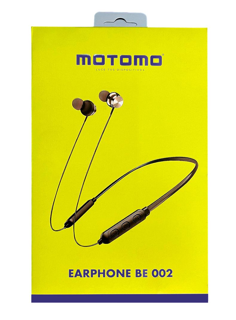 Audifonos Inalámbrico Bluetooth Deportivo BE-002 Negro-3