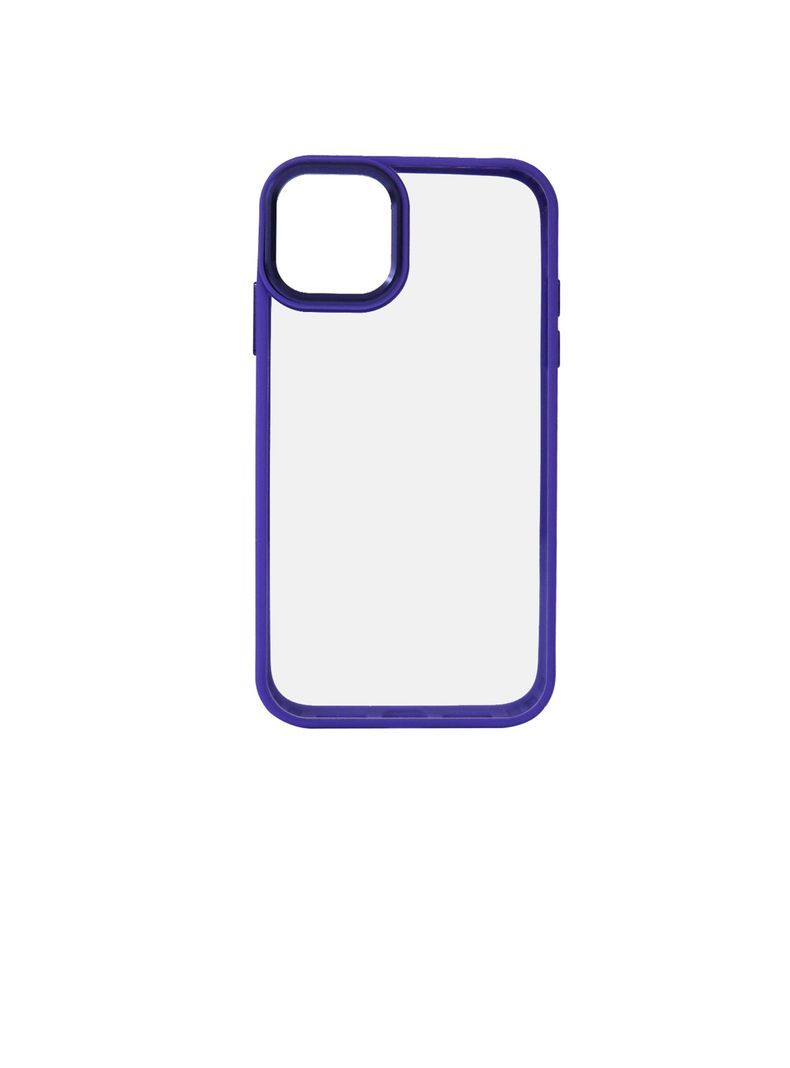 Carcasa Anti-Shock Para iPhone 13 14 Borde Lila-3