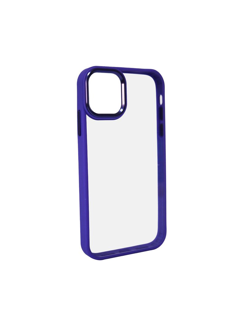 Carcasa Anti-Shock Para iPhone 13 Pro Max Borde Lila-0