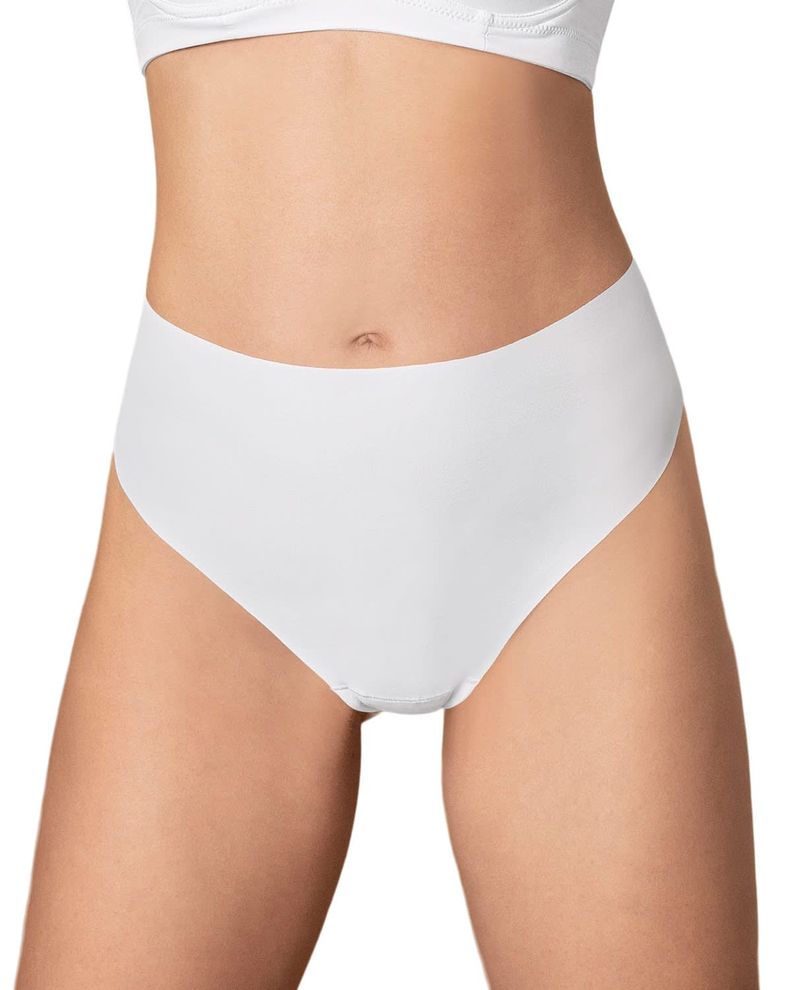 Calzon Colaless Tiro Alto Invisible 092066 Blanco S