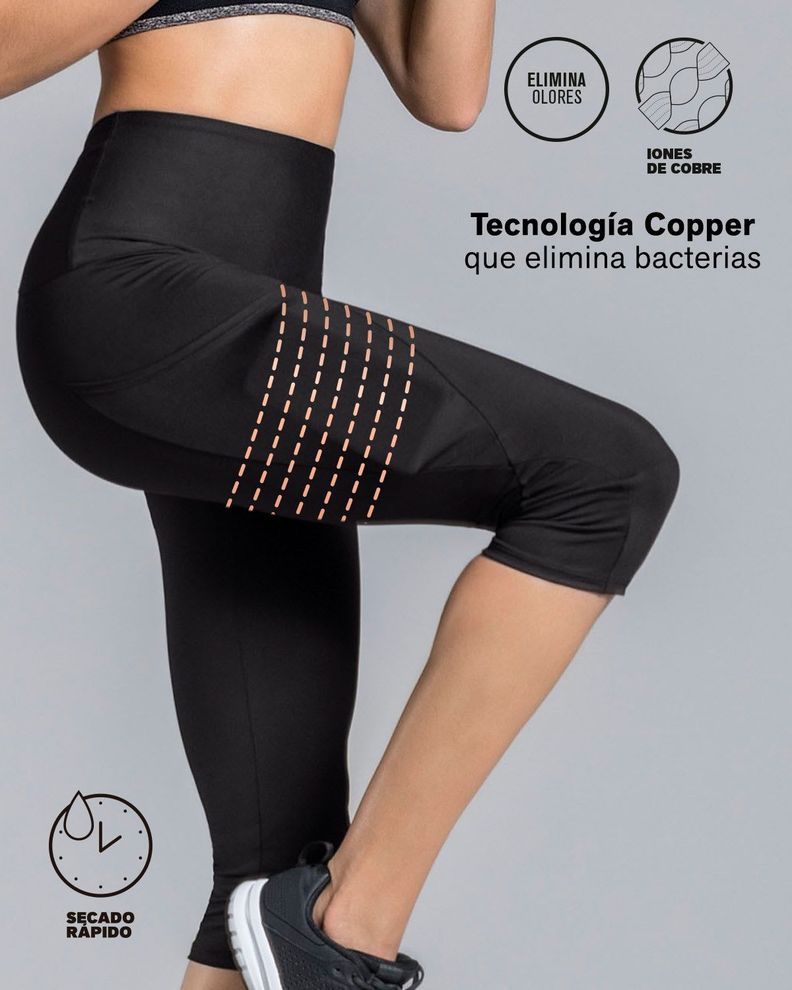 Ropa Deportiva Legging deportivo 195511 Negro-2
