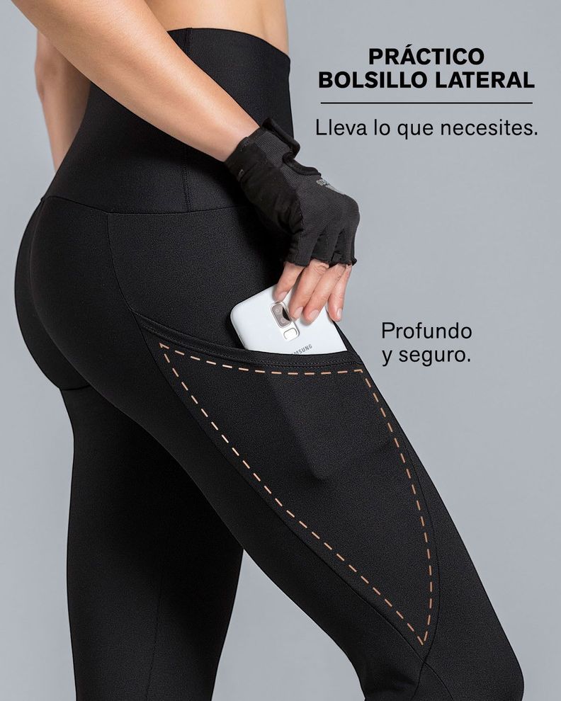 Ropa Deportiva Legging deportivo 195511 Negro-3