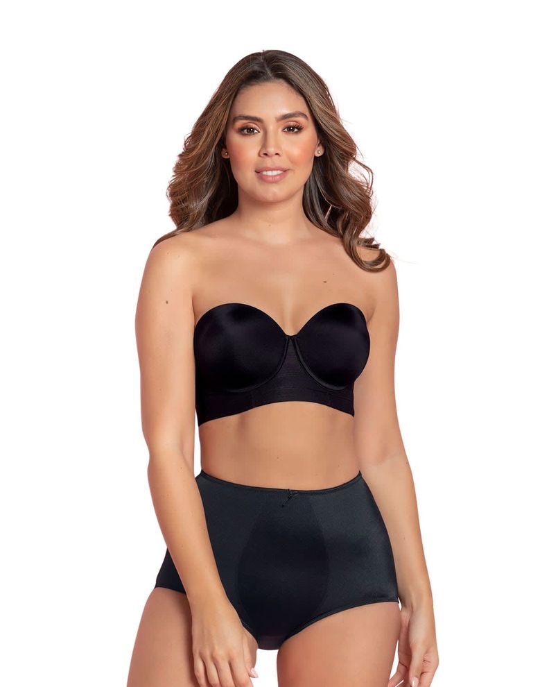 Fajas Panty Control Suave 0233 NEGRO-0