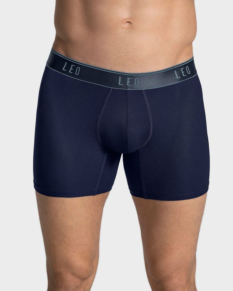 Ropa Interior Masculina Boxer Largo 033300N Azul-1