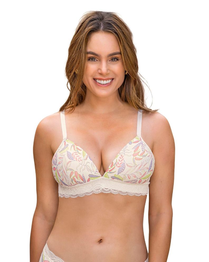 Brasieres Bralette 091032 Crema-0