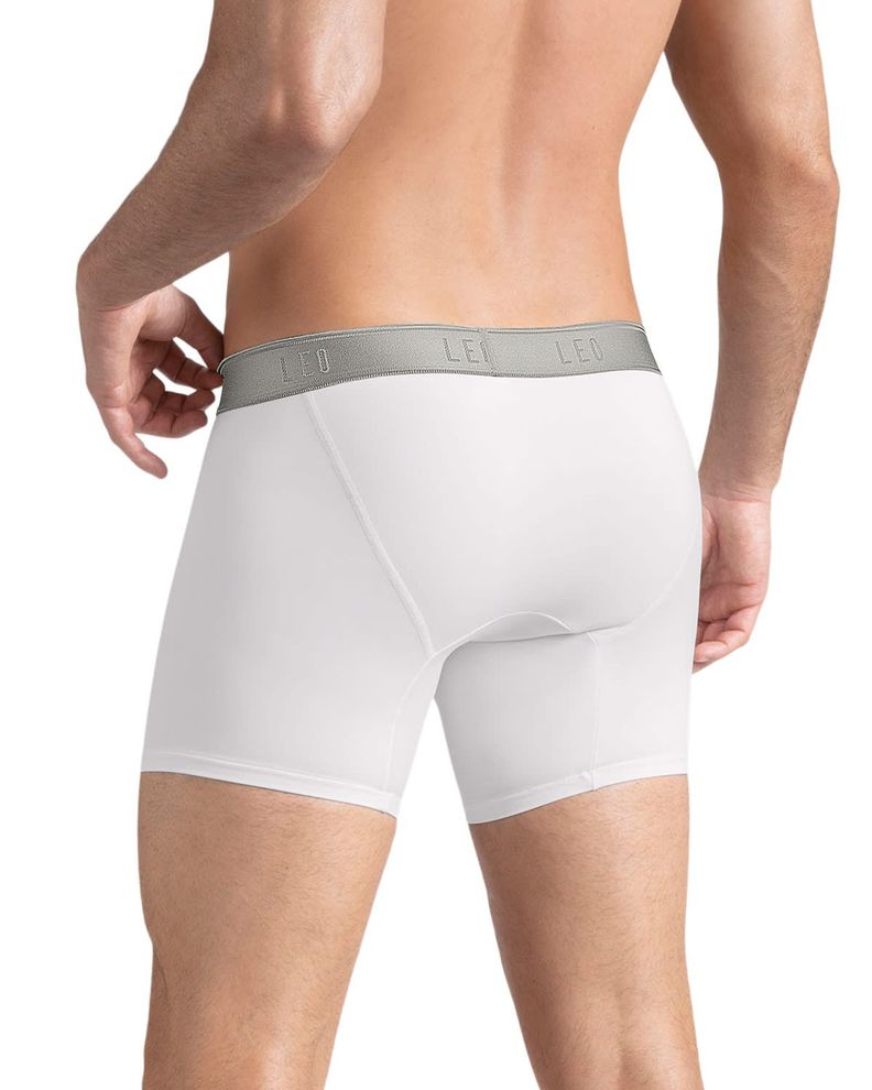 Ropa Interior Masculina Boxer Corto 033328 Blanco-1