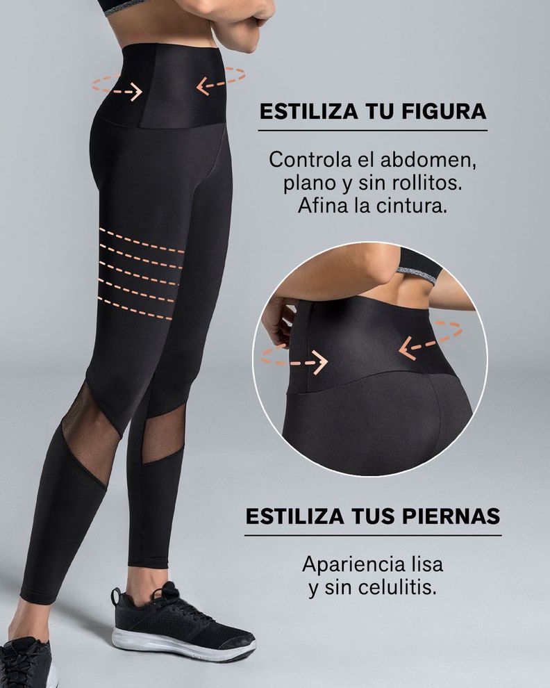 Ropa Deportiva Legging deportivo 195509 Negro-3