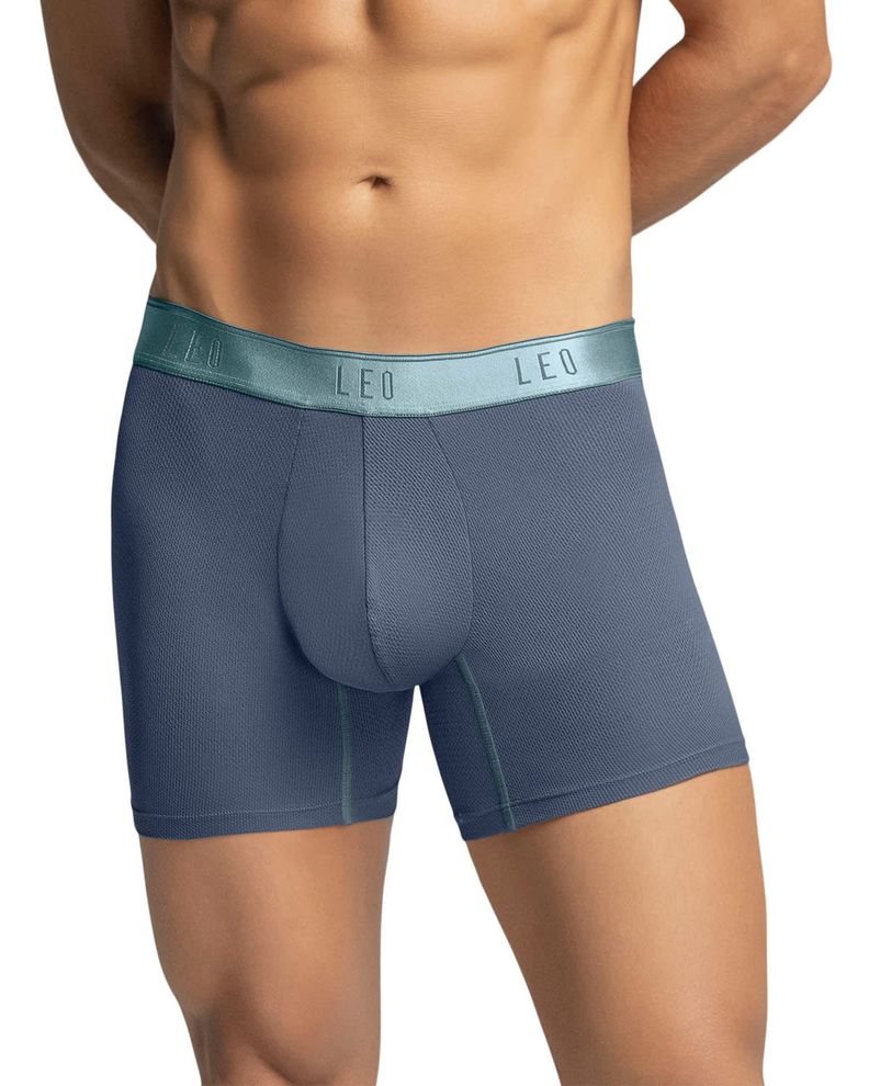 Ropa Interior Masculina Boxer Largo 033300N Azul Acero-0