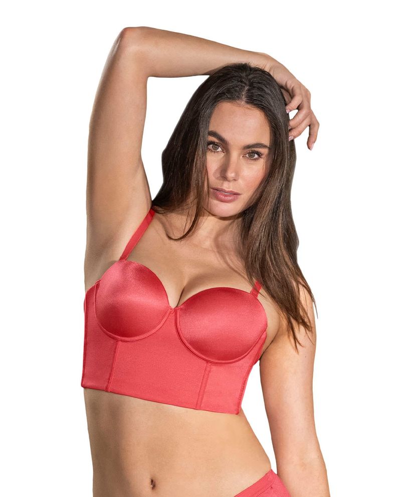 Sostén Strapless 091060 Coral-0
