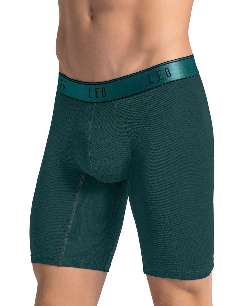 Ropa Interior Masculina Boxer Largo 033290N Verde oscuro-0