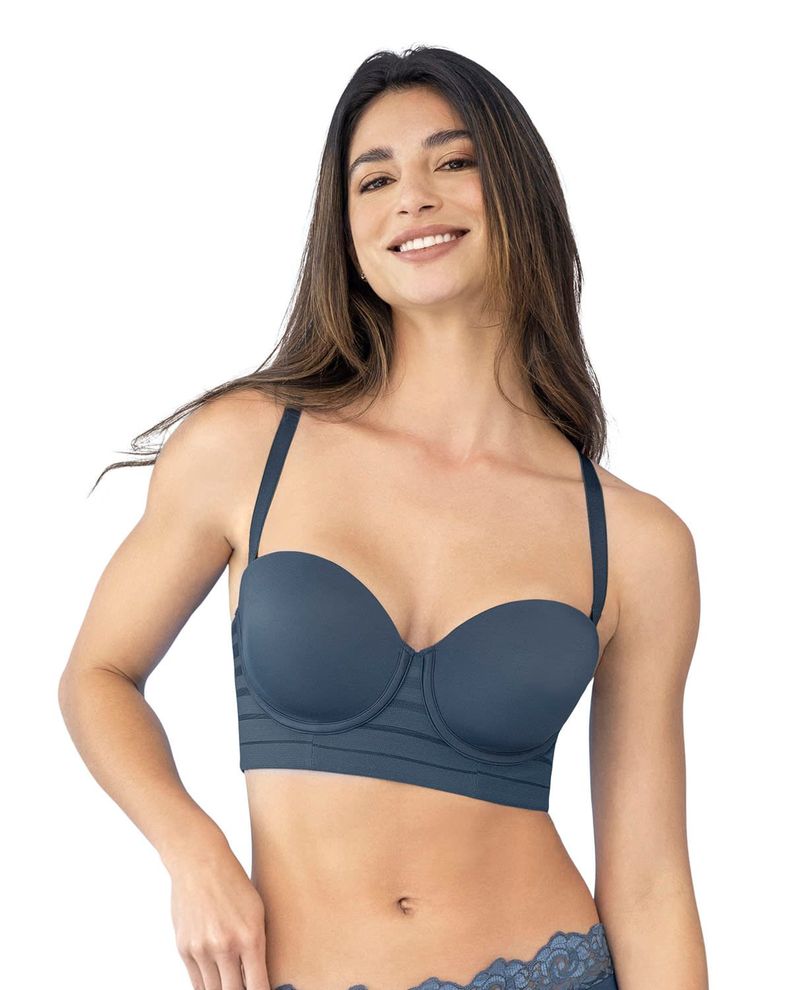 Sostén Strapless 011986 Azul-0