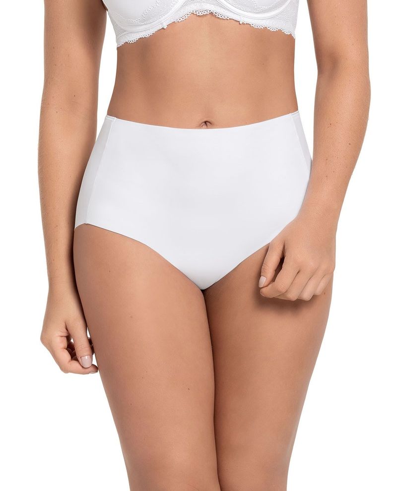 Calzon Clasico Invisible de Control Fuerte 012949 Blanco M