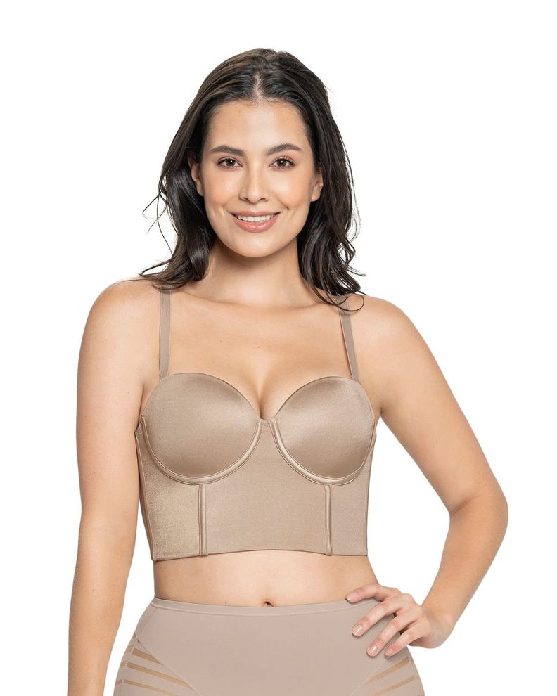 Sostén Strapless 091060 Beige-0