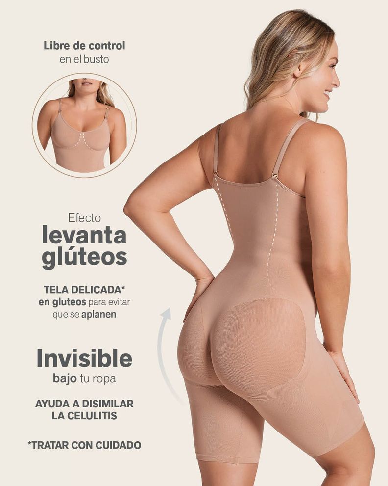 Faja Body Control Suave 018508 Café-3