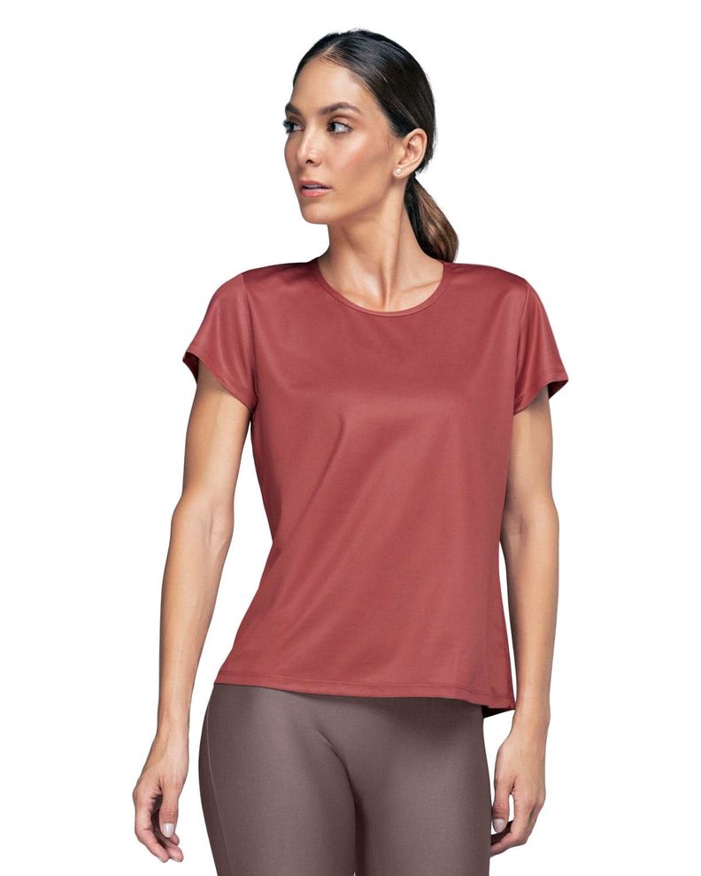 Ropa Deportiva Camiseta 195324 Rosado Medio-0