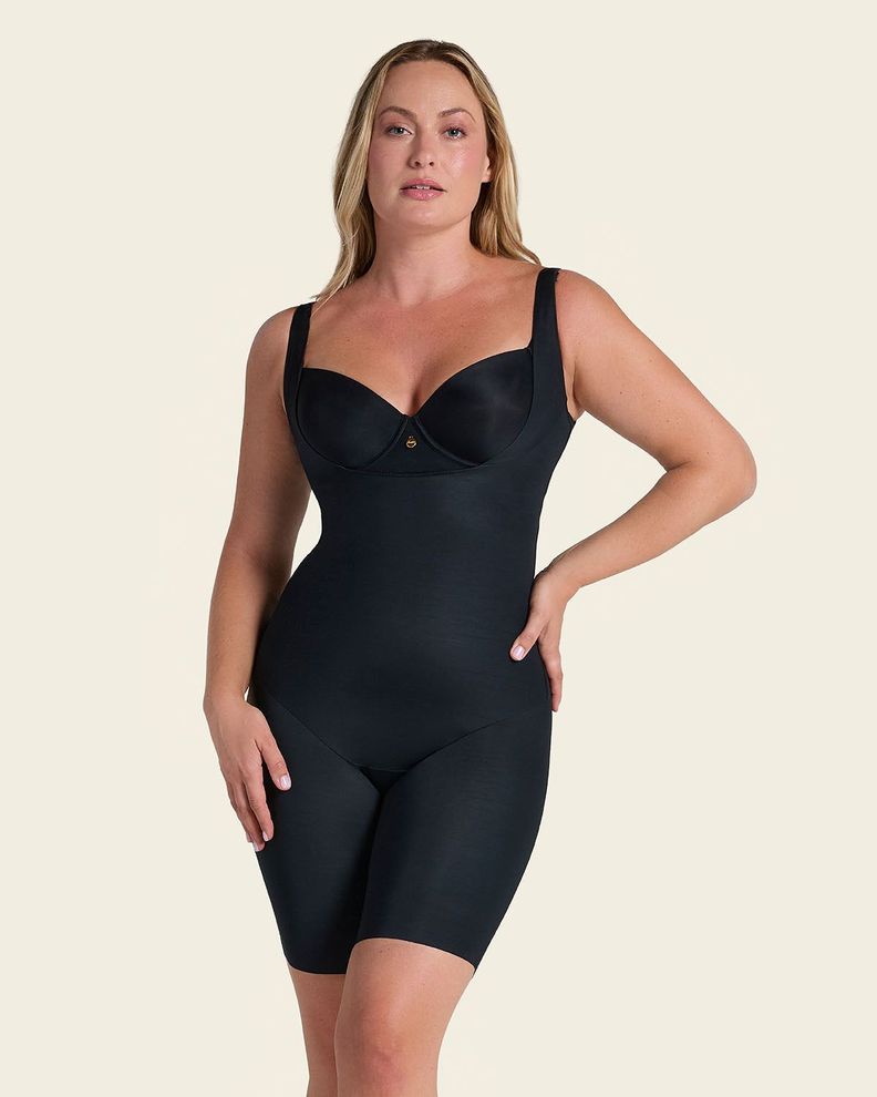 Body de Busto Libre Ultraliviano de Control Fuerte 018483 Negro S