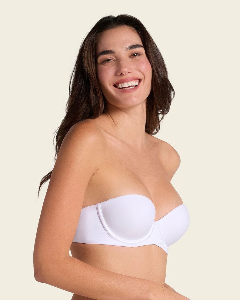 Sosten Strapless de Doble Realce (aumenta dos tallas) 011843 Blanco 36B