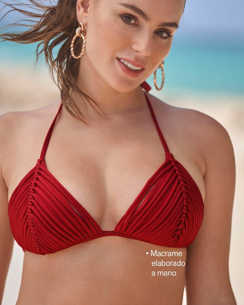 Traje de Baño Bikini 201528N Rojo-3