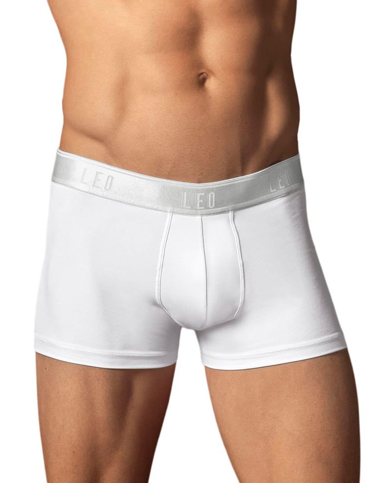 Ropa Interior Masculina Boxer Corto 033355 Blanco-0