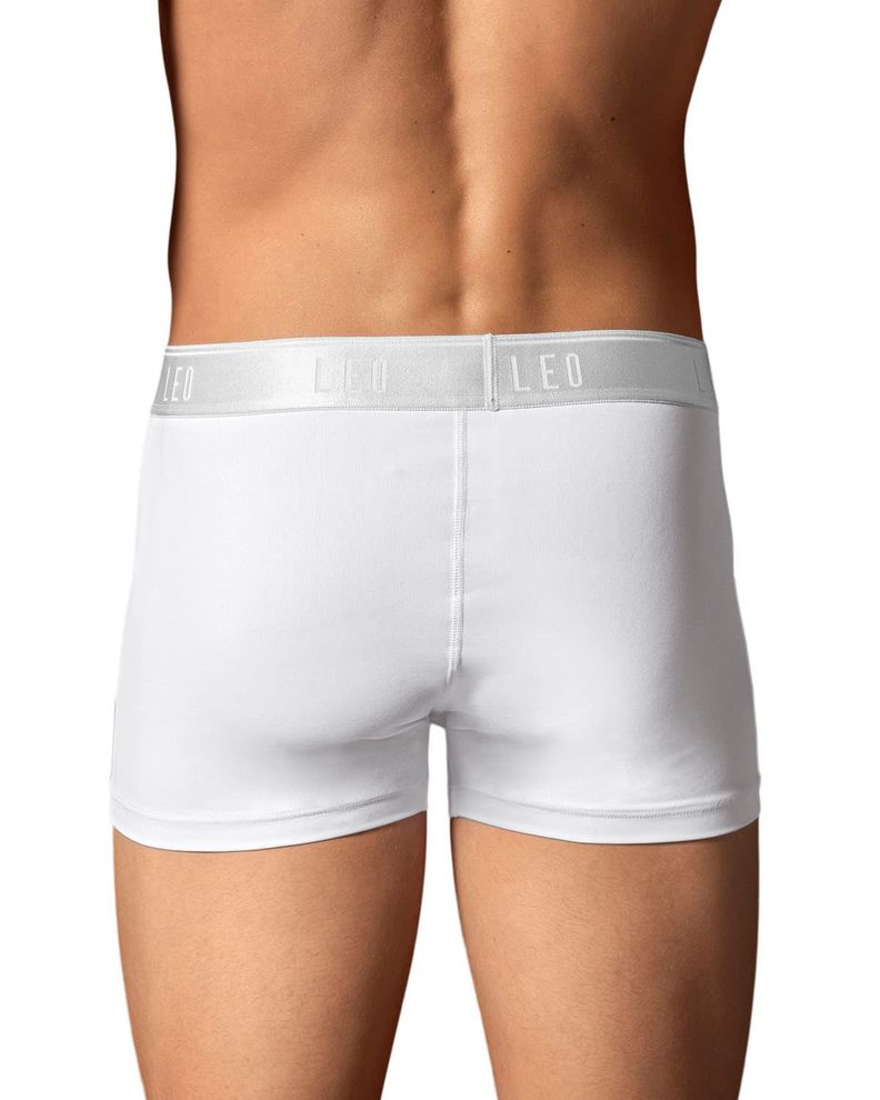 Ropa Interior Masculina Boxer Corto 033355 Blanco-1