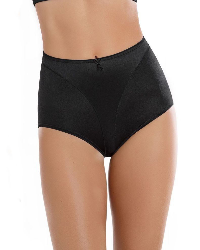 Calzon Clasico de Tiro Alto con Control de Abdomen 01214 Negro M