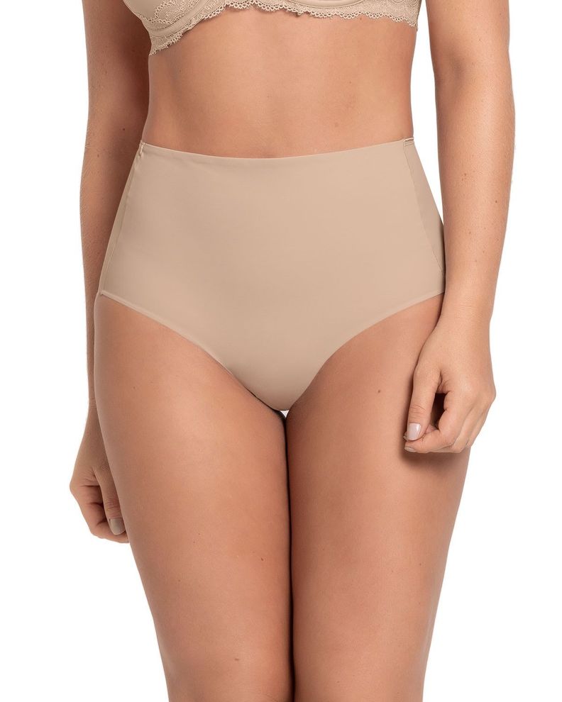 Calzon Clasico Invisible de Control Fuerte 012949 Beige M