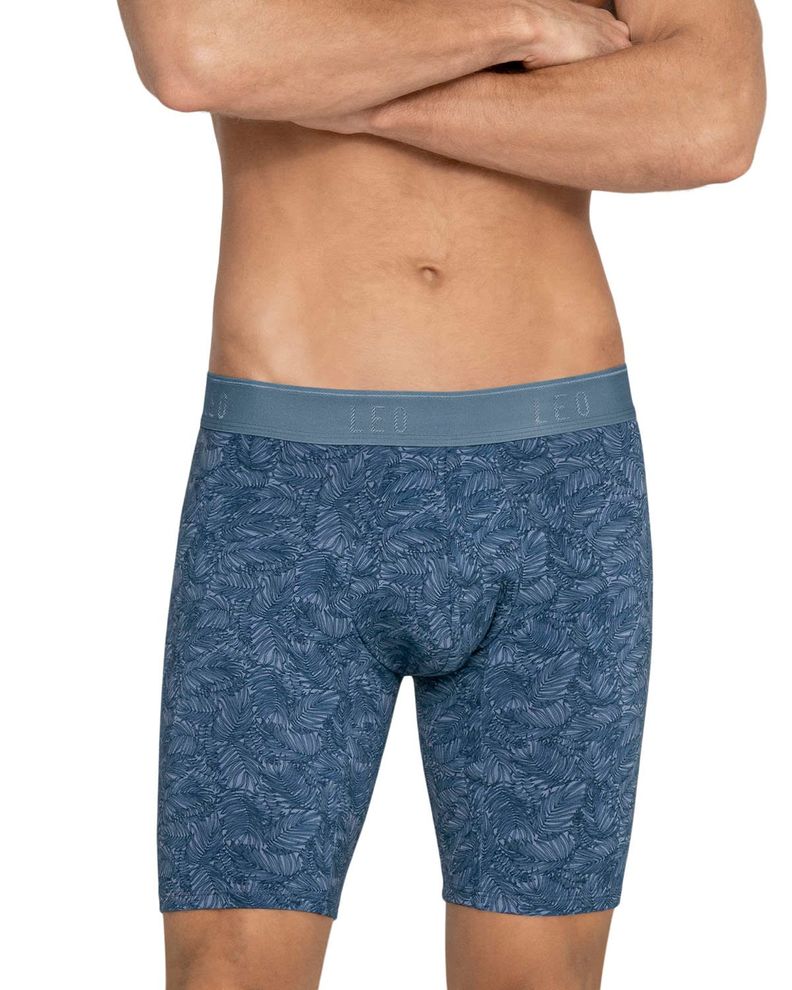 Ropa Interior Masculina Boxer Largo 33253X2 Negro / Azul-1