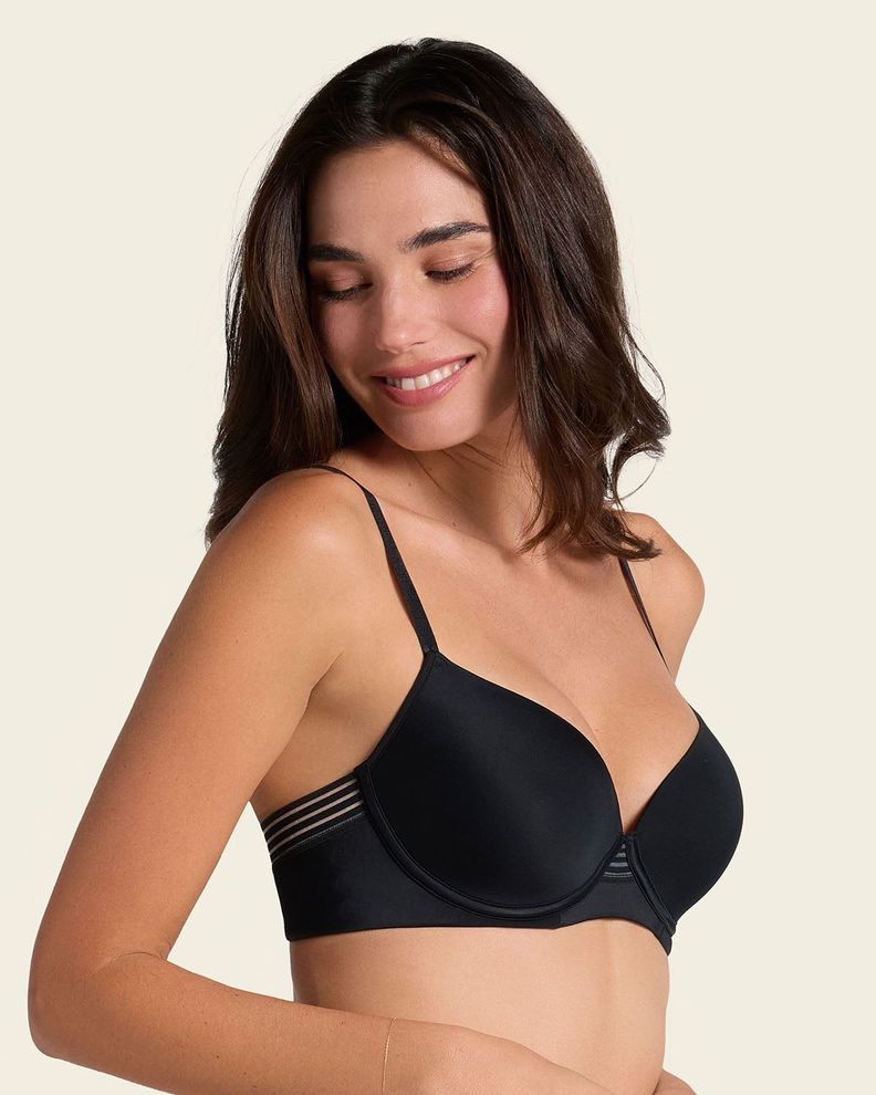 Sosten con arco Natural Look 091081 Negro 38B