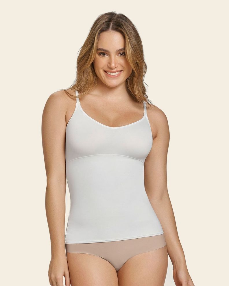 Camiseta Multiusos de Control de Abdomen y Espalda 015824 Blanco S