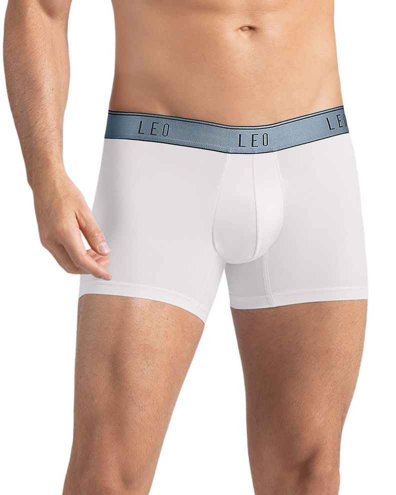 Ropa Interior Masculina Boxer Corto 033341 Blanco-0