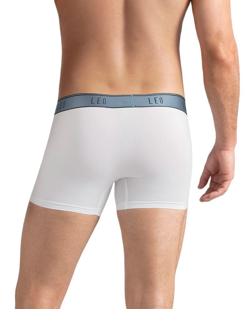 Ropa Interior Masculina Boxer Corto 033341 Blanco-1