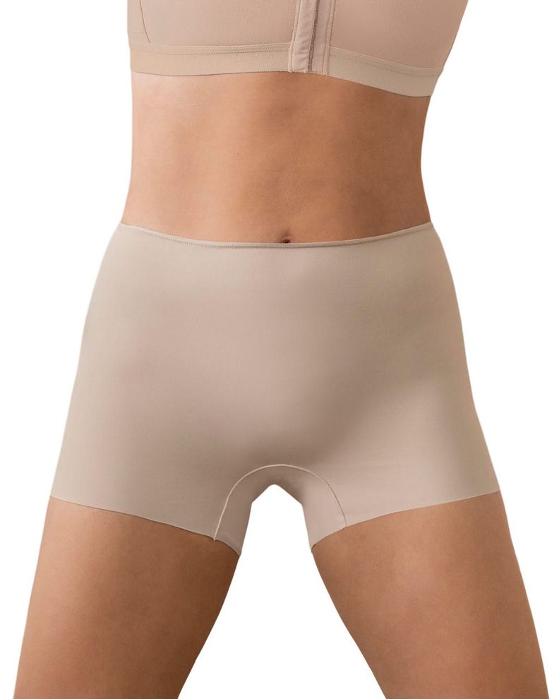 Calzon tipo Boxer con Efecto Invisible en Piernas 092035 Cafe S