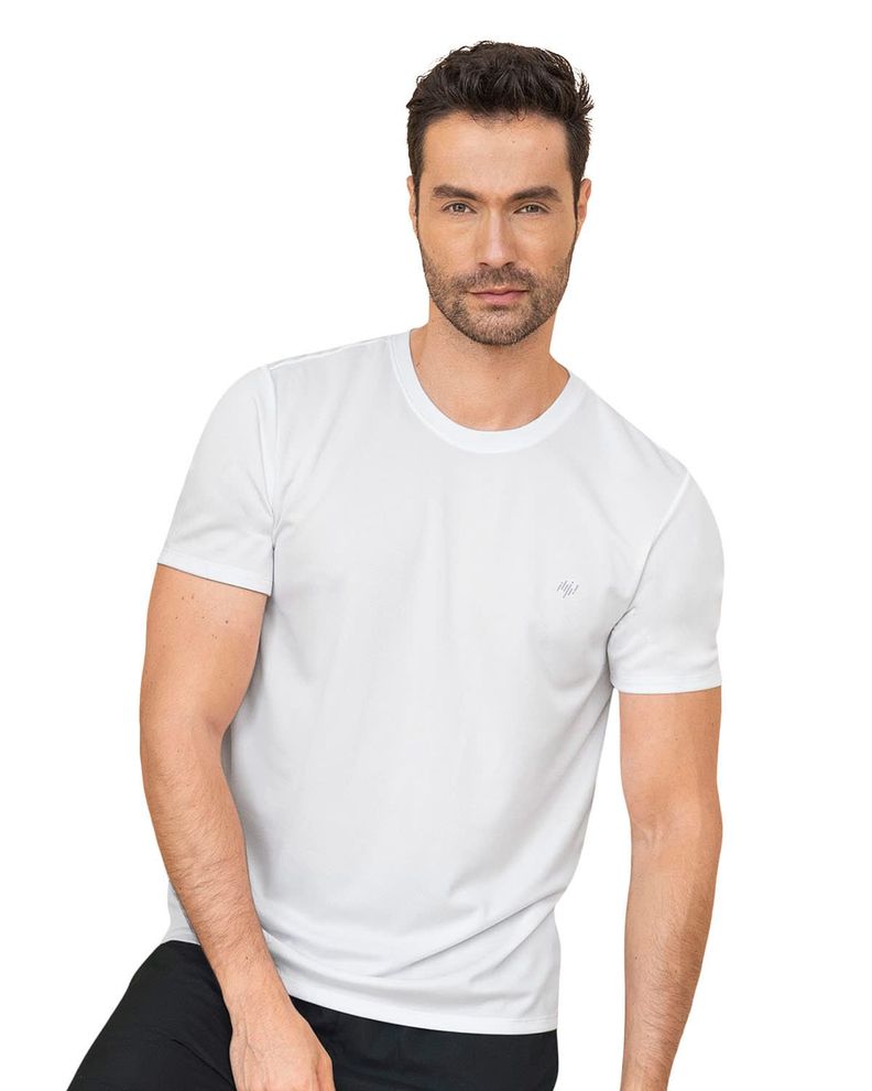 Ropa Deportiva Masculina Camiseta 508007 Blanco-0
