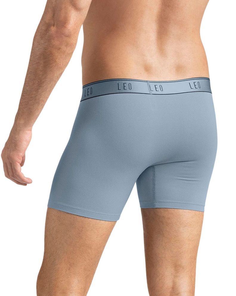 Ropa Interior Masculina Boxer Largo 033300N Azul Claro-1