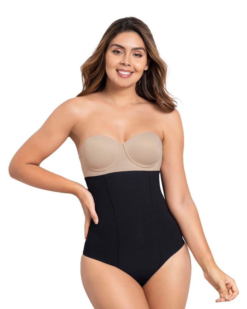 Fajas Panty Control Fuerte 012939 Negro-0