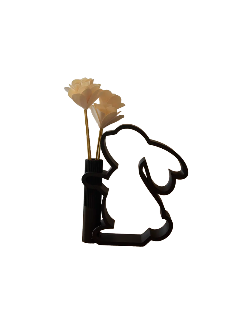 Jarrón conejo de pascua
