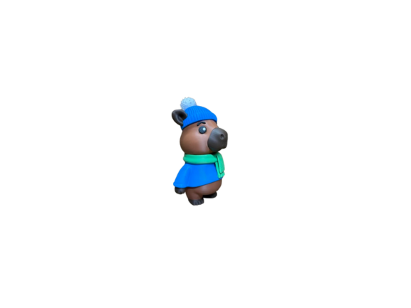 capibara en invierno