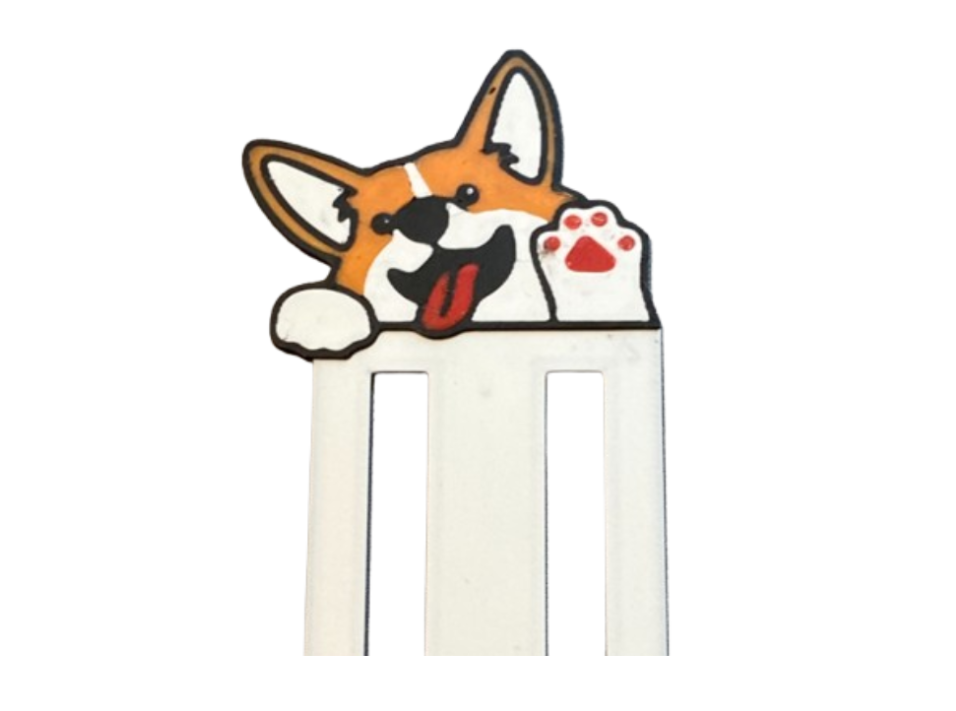 Marcapáginas Perro Corgi Adorable