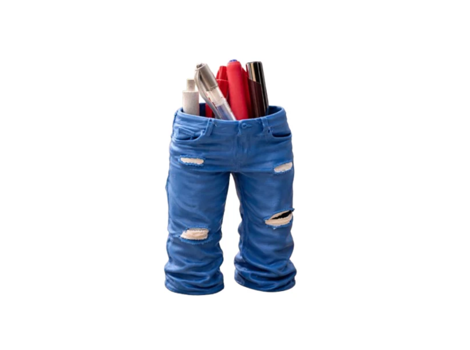Portalápices de Vaqueros Azules