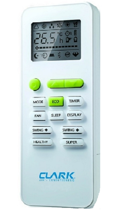 Aire Acondicionado Clark frio - calor Split Muro 12000btu  INVERTER - WIFI-2