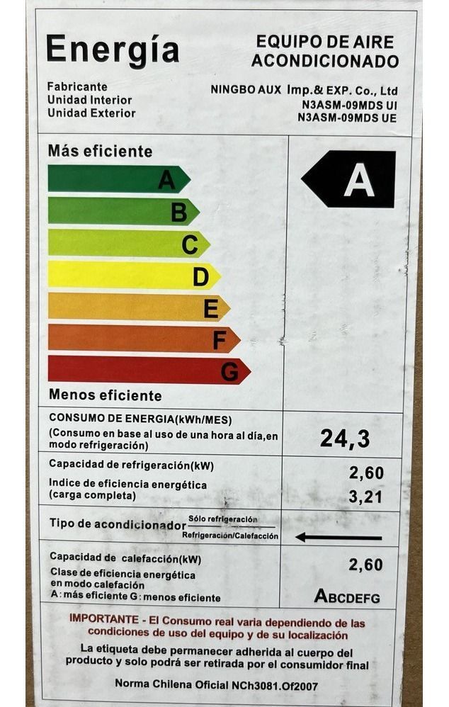  Aire Acondicionado Split Frio-Calor Convencional 12000 BTU Wifi Kendal-4